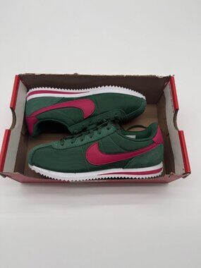New Nike Cortez TXT GS Shoes Youth 4Y Green Pink IH7654 300 Running Sneakers